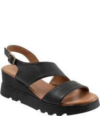 ブエノ レディース シューズ サンダル プラットフォーム レザー Bueno Gianna Leather Platform Wedge Sandals Black ブラックのサムネイル
