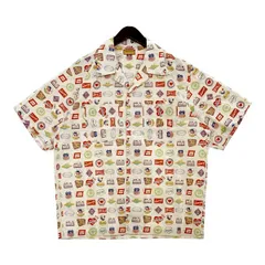 HUMAN MADE ヒューマンメイド スーベニアシャツ アロハシャツ SOUVENIR SHIRT 25SS 新品同様 メンズ XLサイズ ホワイト トップス DM19286■のサムネイル