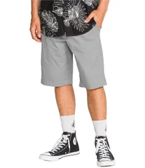 ボルコム メンズ ボトムス ハーフパンツ・ショーツ ショートパンツ Volcomodern Stretchino 21 Outseam Shorts Grey グレーのサムネイル