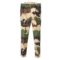 ルイヴィトン LOUIS VUITTON 24SS Damouflage Slacks ダモフラージュ ダミエピクセル スラックス パンツ 50 カーキ RM241 HSB HQP60W ☆AA★のサムネイル