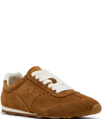 ブロンド レディース ボトムス カジュアルパンツ スニーカー スエード Blondo Carmen Suede Wateresistant Low Profile Sneakers Camel キャメのサムネイル