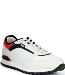 ヒューゴボス メンズ シューズ スニーカー Hugo Boss Mens Parkour Sneakers Light BeigeRed レッドのサムネイル