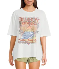 ビラボン レディース トップス シャツ Billabong Sun Meetsea Short Sleeve TShirt Salt Crystalのサムネイル