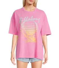 ビラボン レディース トップス シャツ Billabong High Tide Short Sleeve TShirt Guavaのサムネイル