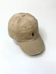 POLO ポロ ラルフローレン コットン チノ ベージュ カラー ベースボールキャップ