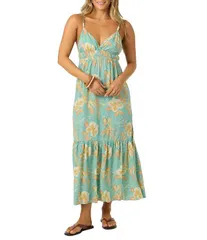オニール レディース トップス ワンピース ノースリーブ ONeill Julez Tiki Sleevelesslip Dress Green グリーンのサムネイル