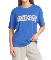 ビラボン レディース トップス シャツ Billabong Somewhere Close Short Sleeve Tomboy TShirtrue Blue ブルーのサムネイル