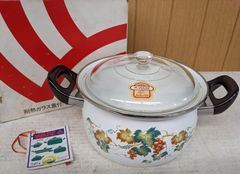 【未使用品】昭和レトロ LEVCO WARE 日本製 ホーロー鍋 両手鍋 未使用品】昭和レトロ LEVCO WARE 日本製 ホーロー鍋 両手鍋 - メルカリ