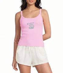 ビラボン レディース トップス シャツ ノースリーブ Billabong Day Trip Forever Sleeveless Tank Toprism Pink ピンクのサムネイル