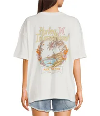 ハーレー レディース トップス シャツ Hurley Tide Chaser Short Sleeve Boyfriend TShirtofuのサムネイル