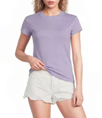 トップショップ レディース トップス シャツ ニット TOPSHOP Knit Everyday TShirt Lilac ライラックのサムネイル