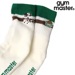 gym master ジムマスター DOG刺繍コンビソックス レディース メンズ 靴下 犬 刺繍 ユニセックス アウトドア カジュアル ギフト gesg766740 グリーンのサムネイル