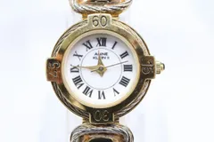 【W306-10】動作品 電池交換済 ANNE KLEIN Ⅱ アンクライン ツー ブレスレットウォッチ 腕時計 レディースのサムネイル