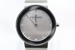 【W306-15】動作品 電池交換済 SKAGEN スカーゲン ミネラルクリスタルガラス ２針 腕時計 358SSSD レディースのサムネイル