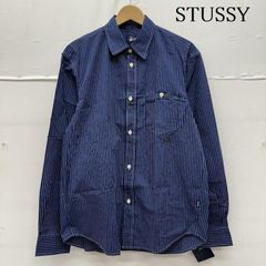 90s OLD STUSSY 半袖シャツ ストライプ S USA製 紺タグ ステューシー 90s 紺タグ USA製 ストライプ シャツ メンズ S ISItems