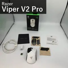 Razer レイザー Viper V2 Pro ゲーミングマウス ホワイト RZ01-04390200 超軽量59g 無線ワイヤレス Focus Pro 30K 30000DPI 6ボタン eスポーツ向け 右利き用 国内正規品のサムネイル