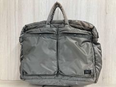 PORTER TANKER 2way トートバッグ シルバーグレー 拡張 A4 - メルカリ