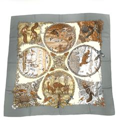 美品 HERMES エルメス スカーフ カレ90 Feria de Sevilla セビリアの
