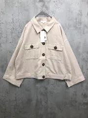 新品 rienda リエンダ 110DSA30-1870 CPOショート ジャケット sizeF/ライトベージュ ■■ レディースのサムネイル
