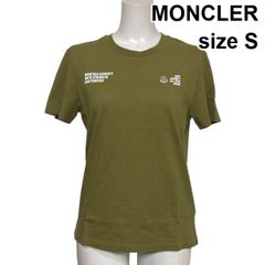 モンクレール MONCLER ゴールド ロゴ ワッペン Tシャツ 半袖 白 XS 
