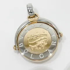 【中古】BVLGARI ブルガリ ペンダントトップ　ホロスコープトップ  うお座  イエローゴールド(K18YG) ステンレス　750のサムネイル