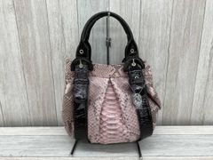 新品 SUN-ACE JRA認定パイソンバッグ - メルカリ