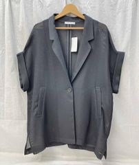 美品】DOUX ARCHIVES メッシュフレンチスリーブジャケット 黒 - メルカリ