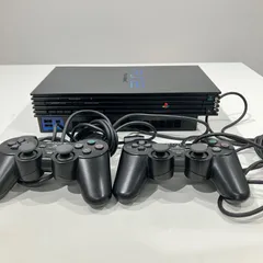 PS2　プレステ2　コントローラー　メモリーカード　電源・モニター接続ケーブル付　【匿名配送・送料無料】