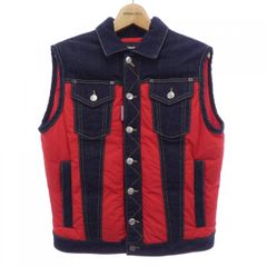 【美品】DSQUARED2 ディースクエアードマルチ ペイント ダウンベスト 美品】DSQUARED2 ディースクエアードマルチ ペイント ダウンベスト