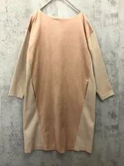 URBAN RESEARCH アーバンリサーチ 異素材 切替 ワンピース sizeF/ベージュ ◇■ レディースのサムネイル