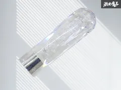 ダイヤカット泡シフトノブ シフト ノブ ダイヤカット 汎用品 クリア 透明 泡 全長：約150mm 外径：約46.5mm M12 P1.25 即納 棚のサムネイル
