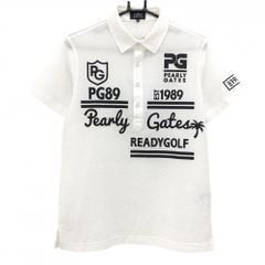 定価2.3万円)PEARLY GATES 半袖ポロシャツ ホワイト サイズ4 - メルカリ