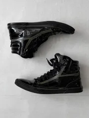 "SAINT LAURENT"サンローラン　エナメル　ハイカットスニーカー　デザイン　インポート　00s archive アーカイブ　ストリート　スワッグのサムネイル