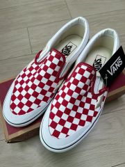 Vans チェッカー フレイム ファイヤー パターン スリッポン 29 11 