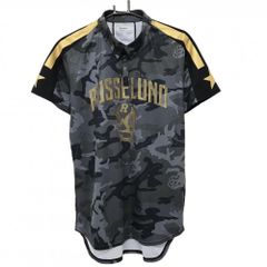 ☆新品未使用☆RUSSELUNO☆ラッセルノ⭐︎カモフラ 半袖シャツ☆L⭐︎5
