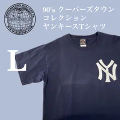 90’s cooperstown collection ニューヨークヤンキースTシャツ ベーブルース MLB 難あり