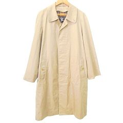 N220◯ Burberrys ステンカラーコート ベージュ ノバチェック - メルカリ