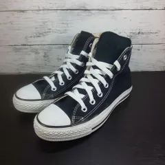 converse CANVAS ALL STAR HI ブラック 黒 BLACK 23.5cm 3M 1605 L12331のサムネイル