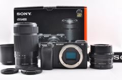 Sony α6100 ダブルズームキット 元箱あり - メルカリ