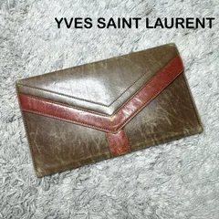 ※状態考慮※YVES SAINT LAURENT イヴサンローラン 長財布 レザーのサムネイル