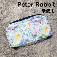 【未使用】Peter Rabbit ピーターラビット トラベルポーチ マルチポーチ ハンガー付き ナイロンのサムネイル