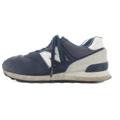 ニューバランス NEW BALANCE 574 ローカットスニーカー シューズ スエード 25cm U574PO2 紺 ネイビー /GV