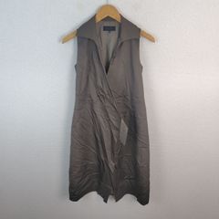 UNTITLED Sleeveless Wrap Dress, Brown, Size 2, Women's, Vintage, Fashionable, Simple