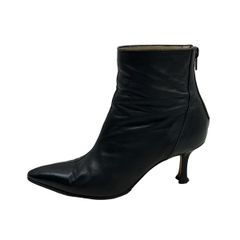 BALENCIAGA ポインテッドトゥ アンクルブーツ ブラック 40 - メルカリ