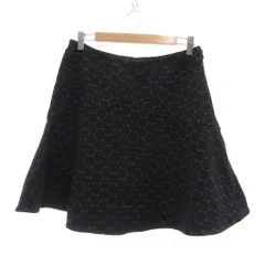 マークバイマークジェイコブス MARC by MARC JACOBS 美品 スカート ひざ丈 総柄 L ブラック /MGのサムネイル