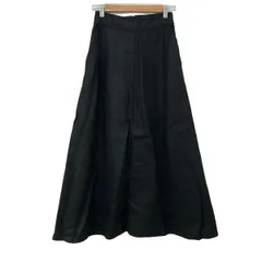 Shinzone(シンゾーン) ロングスカート サイズ34 S レディース美品  - 黒 マキシ丈/麻のサムネイル