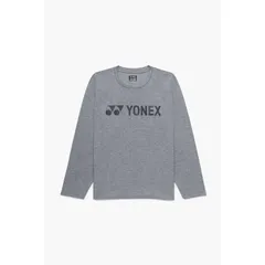 ヨネックス ユニロングスリーブTシャツ グレー Lサイズ/16892Yのサムネイル