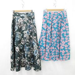 スナイデル SNIDEL タグ付き 25SS ラッフルフリルティアードスカート