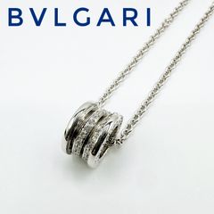 ブルガリ BVLGARI❣️豪華な輝き✨1粒 ダイヤ ネックレス✨K18WG 