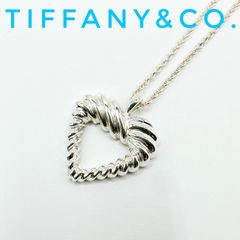 TIFFANY&Co. 希少 極美品 ツイストハート コンビ ネックレス - メルカリ